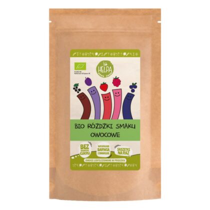 RÓŻDŻKI SMAKU OWOCOWE (LIOFILIZOWANE OWOCE) BIO (10 x 2 g) 20 g - HELPA