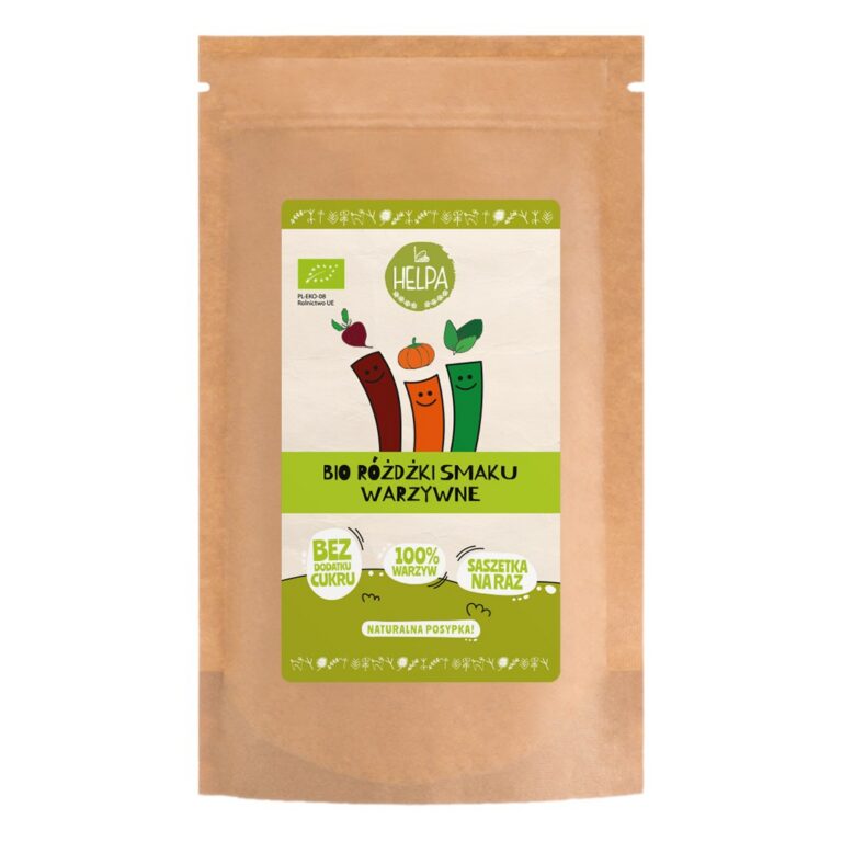 RÓŻDŻKI SMAKU WARZYWNE (LIOFILIZOWANE WARZYWA) BIO (9 x 2 g) 18 g - HELPA