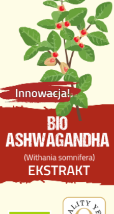 ASHWAGANDHA EKSTRAKT W KROPLACH BIO 50 ml - ROYAL BRAND