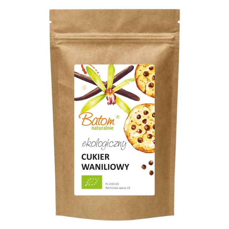 CUKIER WANILIOWY BIO 100 g - BATOM