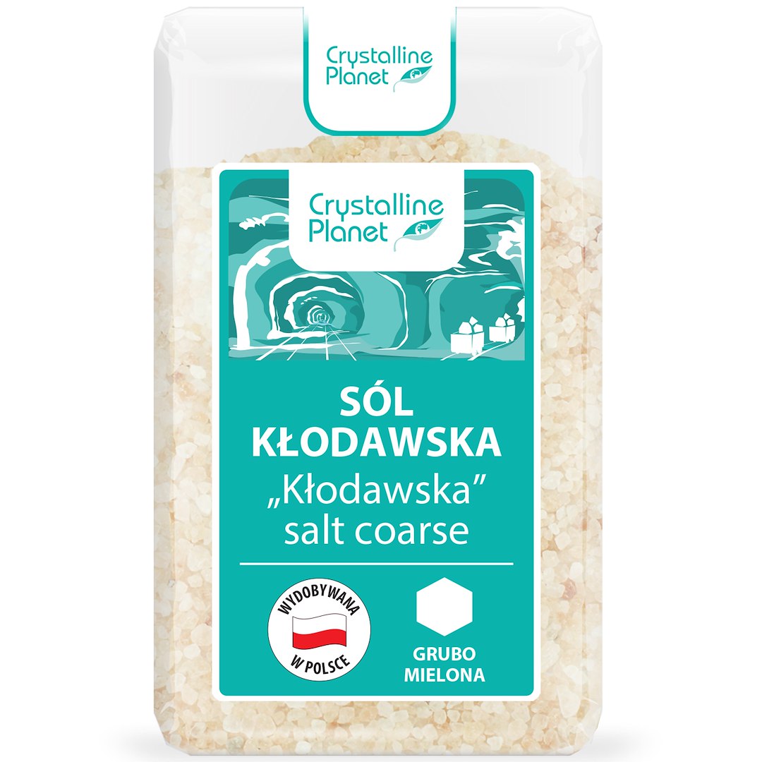 SÓL KŁODAWSKA GRUBO MIELONA 600 g - CRYSTALLINE PLANET