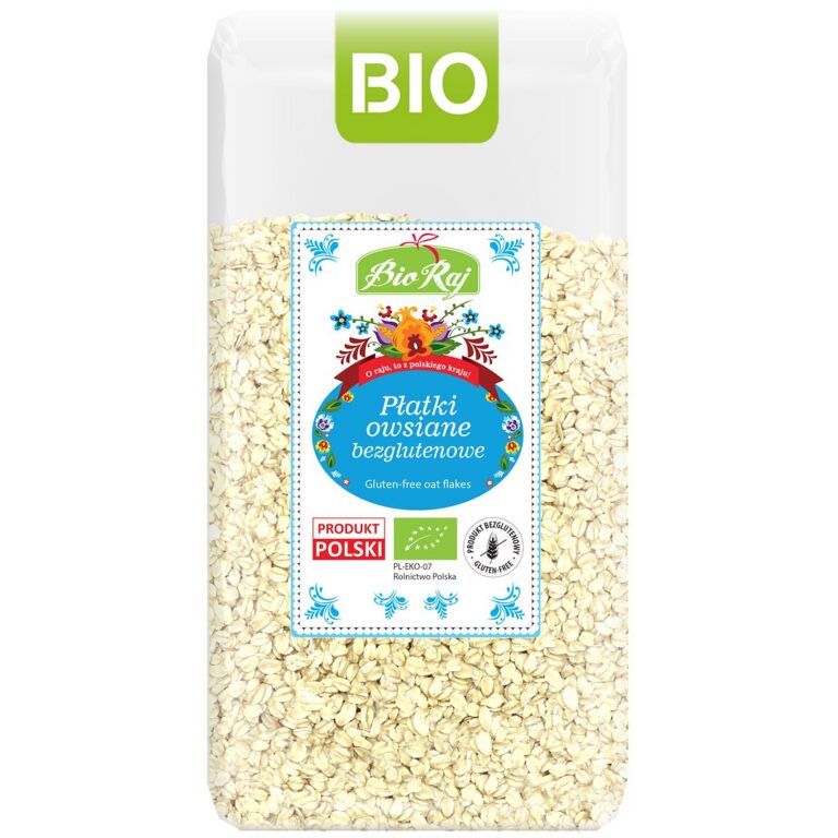 PŁATKI OWSIANE BEZGLUTENOWE BIO (POLSKA) 350 g - BIO RAJ