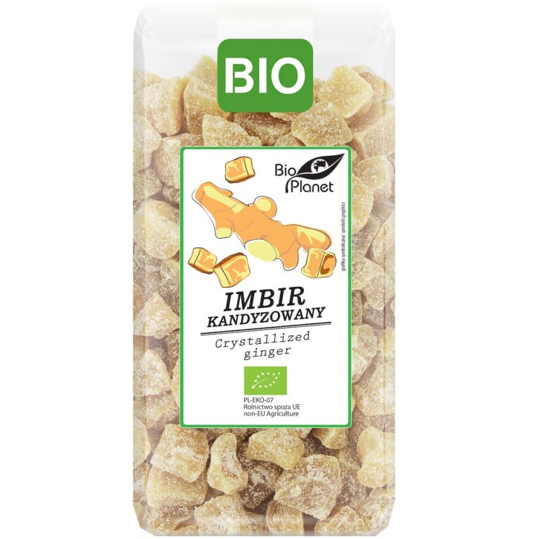 IMBIR KANDYZOWANY BIO 400 g - BIO PLANET