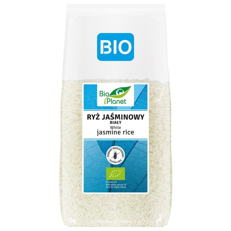 RYŻ JAŚMINOWY BIAŁY BEZGLUTENOWY BIO 500 g - BIO PLANET