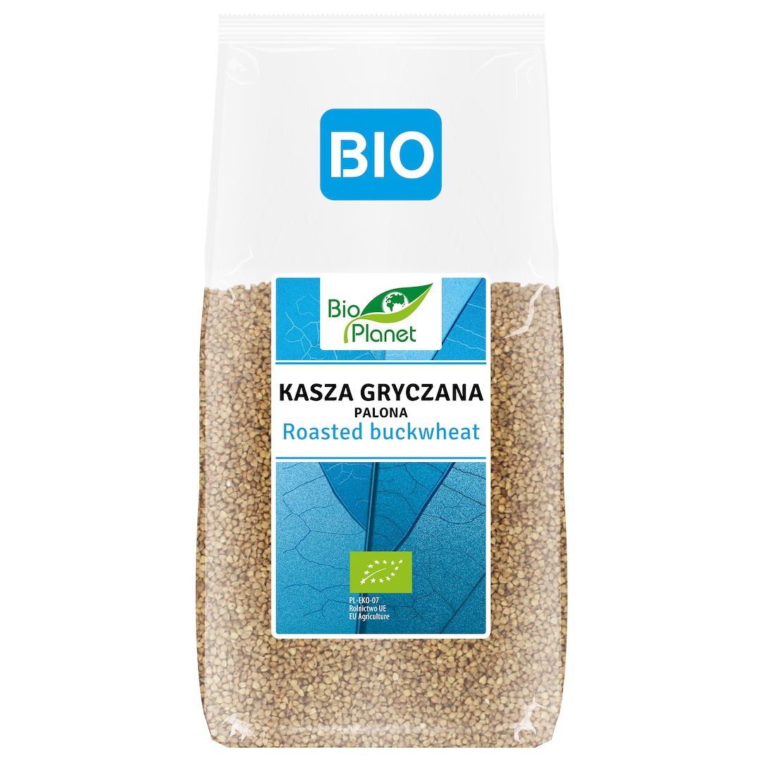 KASZA GRYCZANA PALONA BIO 500 g - BIO PLANET