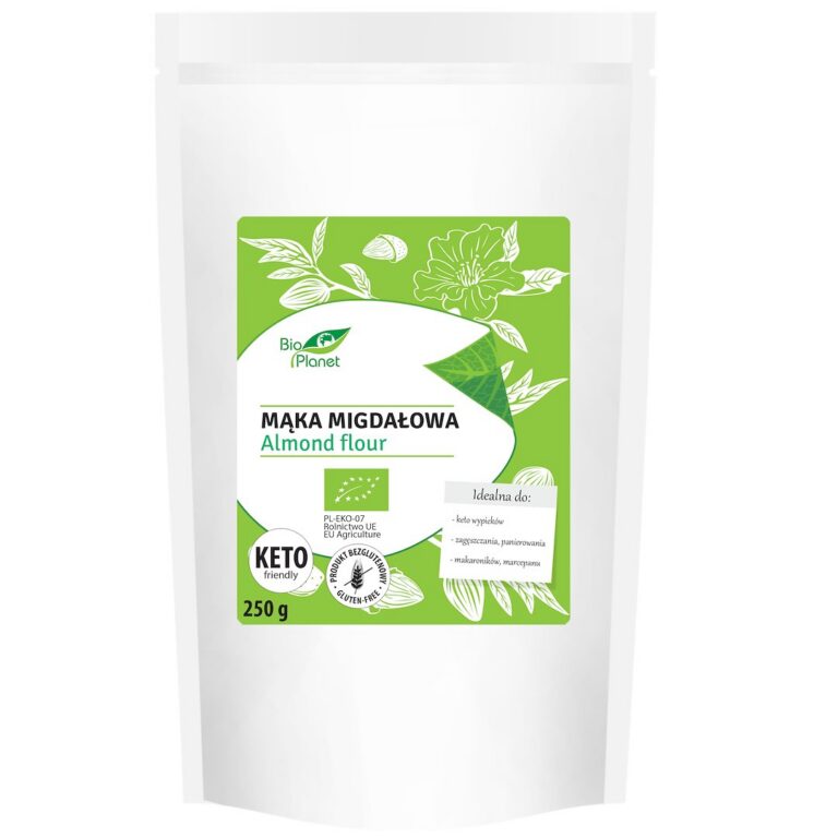 MĄKA MIGDAŁOWA BEZGLUTENOWA BIO 250 g - BIO PLANET