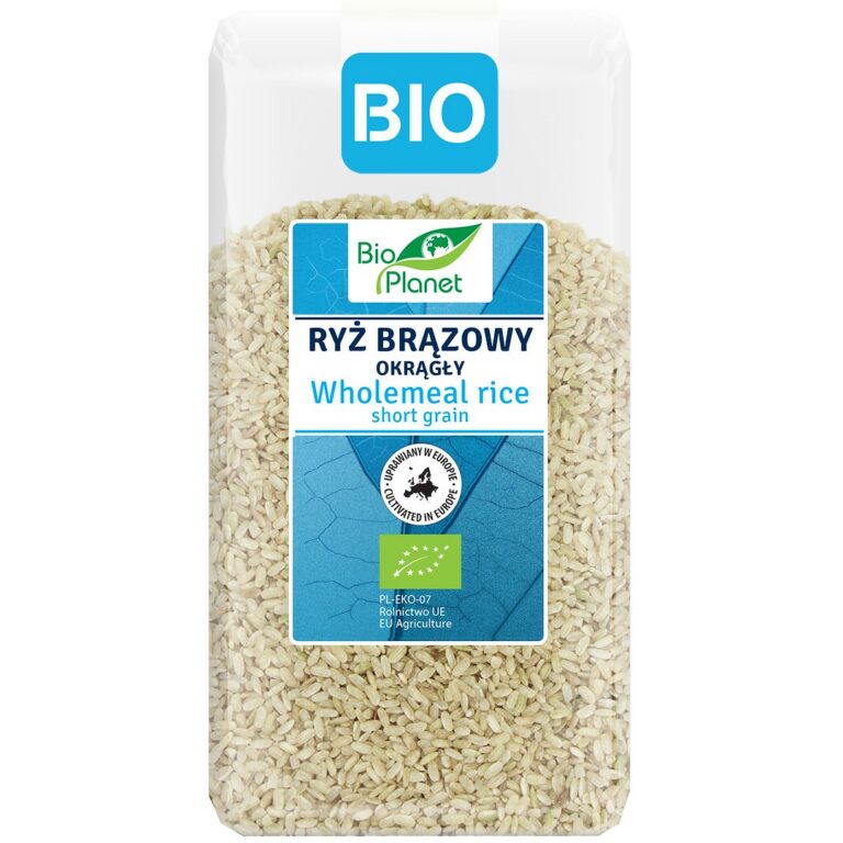 RYŻ BRĄZOWY OKRĄGŁY BIO 500 g - BIO PLANET