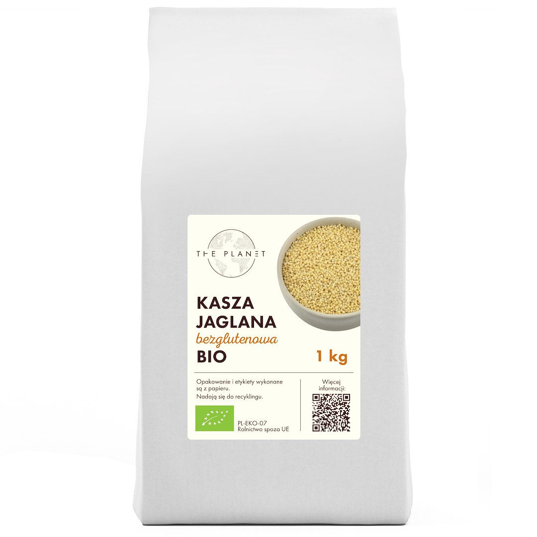 KASZA JAGLANA BEZGLUTENOWA BIO 1 kg - THE PLANET