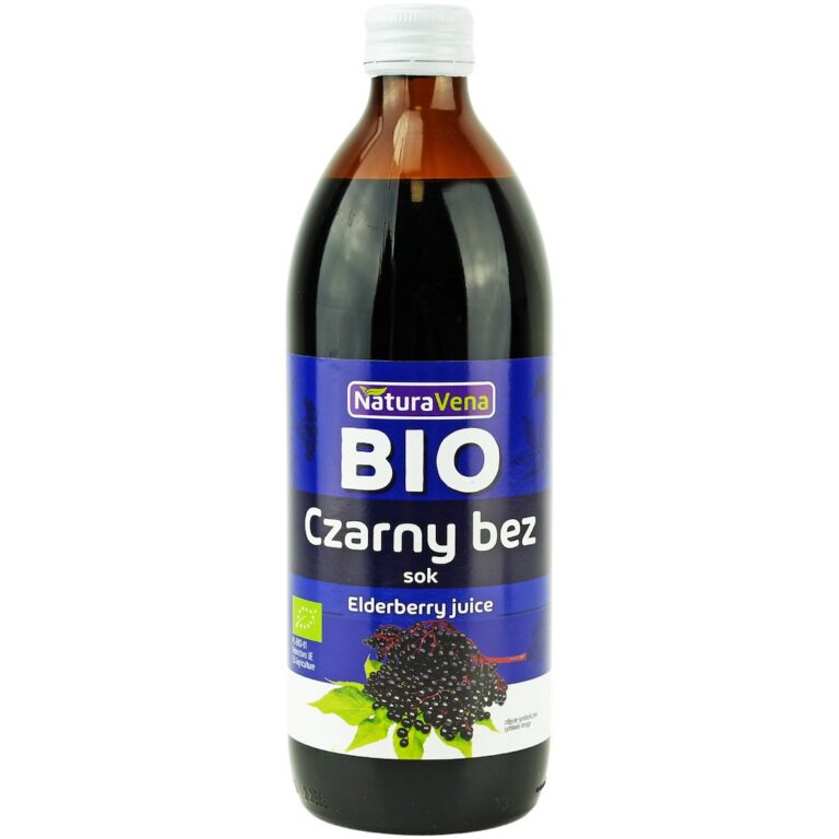 SOK Z CZARNEGO BZU BIO 500 ml - NATURAVENA