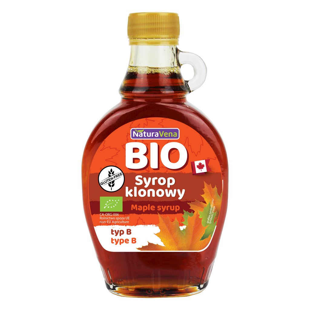 SYROP KLONOWY B BEZGLUTENOWY BIO 330 g (250 ml) - NATURAVENA
