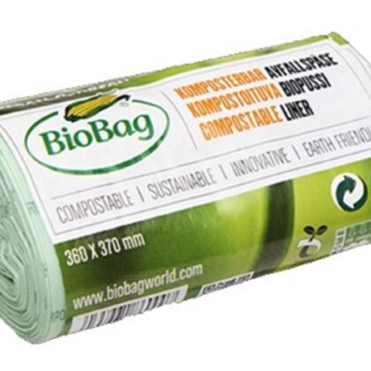 WORKI NA ODPADY BIO I ZMIESZANE 6 L 30 szt. (KOMPOSTOWALNE I BIODEGRADOWALNE) - BIOBAG