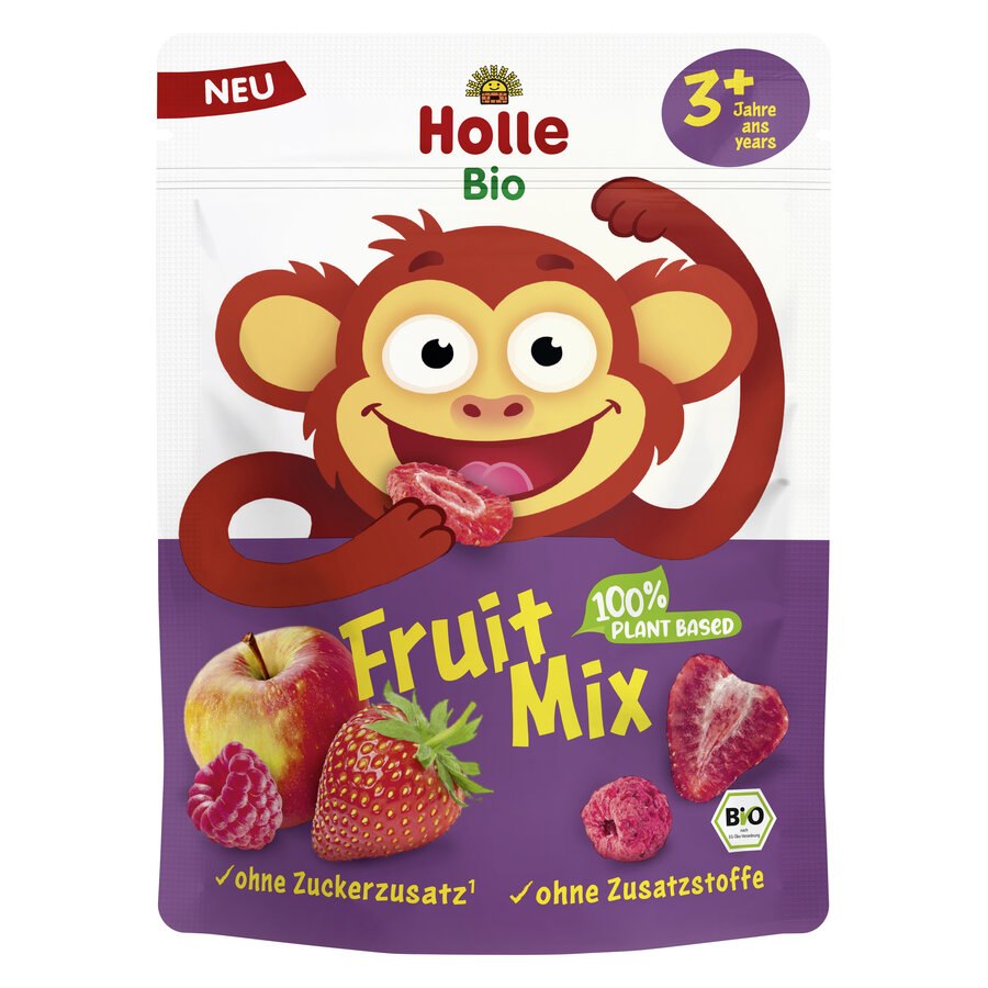 OWOCE LIOFILIZOWANE BEZ DODATKU CUKRÓW OD 3 ROKU BIO 13 g - HOLLE