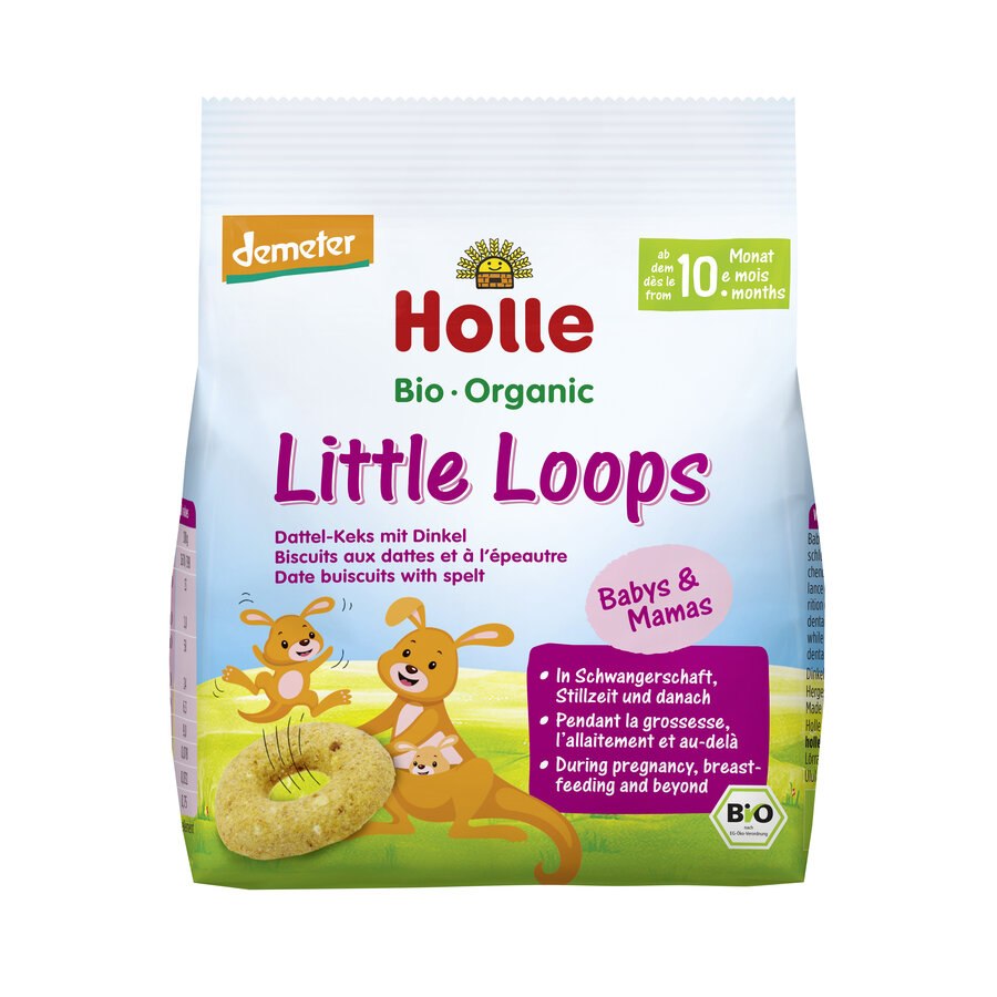 CIASTECZKA ORKISZOWO - DAKTYLOWE OD 10 MIESIĄCA DEMETER BIO 80 g - HOLLE