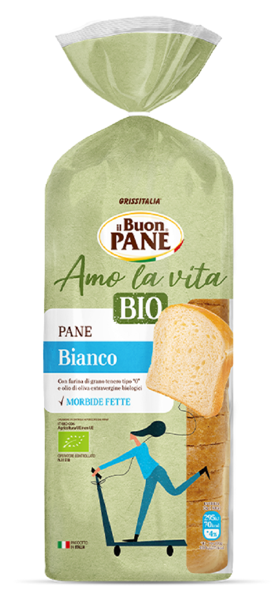CHLEB TOSTOWY KROJONY BIO 400 g - IL BUON PANE