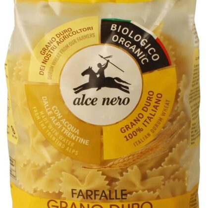MAKARON (SEMOLINOWY) KOKARDKI BIO 500 g - ALCE NERO
