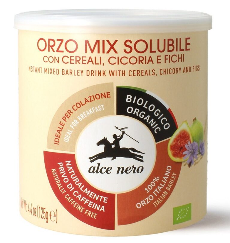 KAWA ZBOŻOWA INSTANT Z CYKORIĄ I FIGAMI BIO 125 g - ALCE NERO