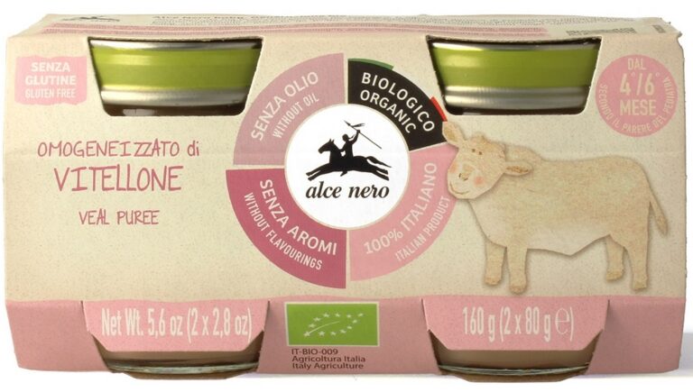 CIELĘCINA BEZGLUTENOWA OD 4 MIESIĄCA BIO (2 x 80 g) 160 g - ALCE NERO