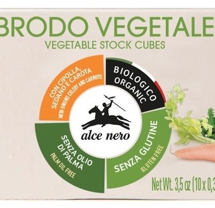 BULION - KOSTKI WARZYWNE BIO (10 x 10 g) 100 g - ALCE NERO