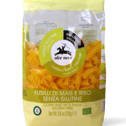 MAKARON (KUKURYDZIANO - RYŻOWY) ŚWIDERKI BEZGLUTENOWY BIO 250 g - ALCE NERO