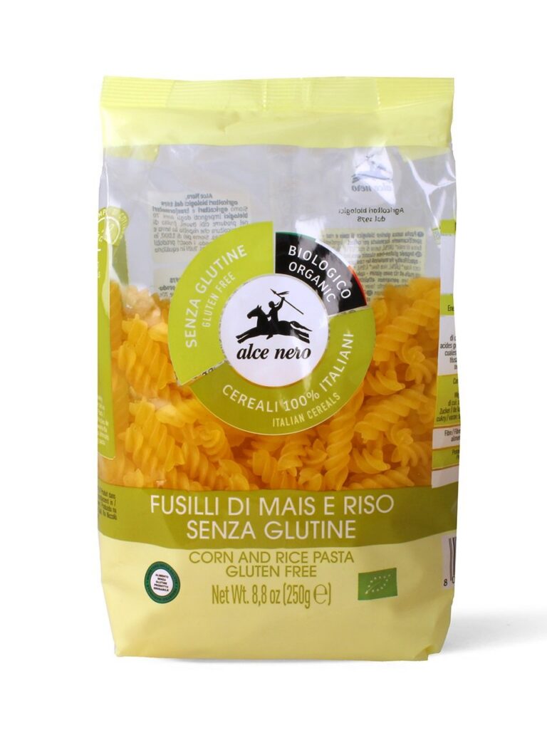 MAKARON (KUKURYDZIANO - RYŻOWY) ŚWIDERKI BEZGLUTENOWY BIO 250 g - ALCE NERO