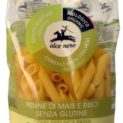 MAKARON (KUKURYDZIANO - RYŻOWY) PENNE BEZGLUTENOWY BIO 250 g - ALCE NERO