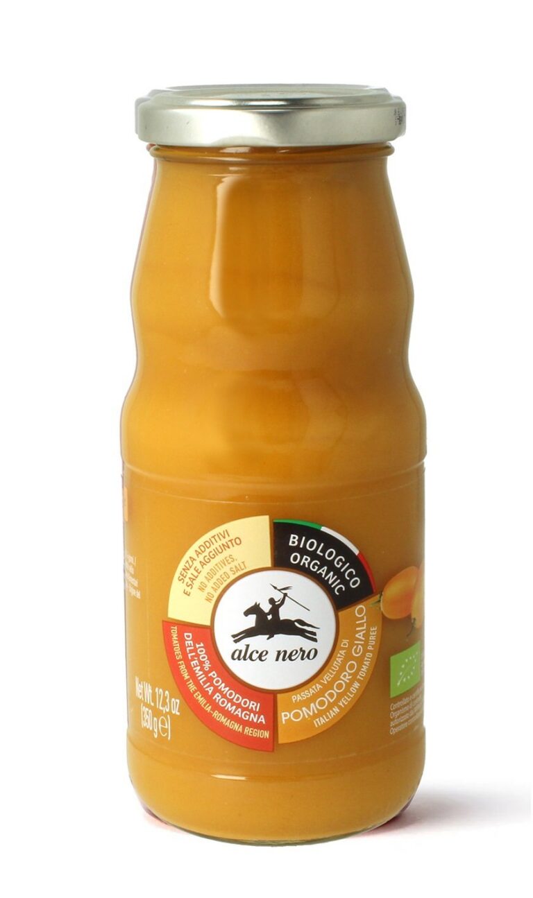SOS POMIDOROWY PASSATA (Z POMIDORÓW ŻÓŁTYCH) BIO 350 g - ALCE NERO