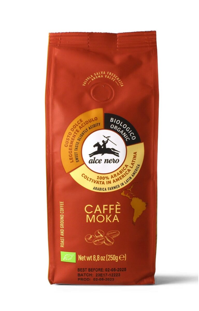 KAWA MIELONA ARABICA 100 % MOKA GÓRSKA BIO 250 g - ALCE NERO
