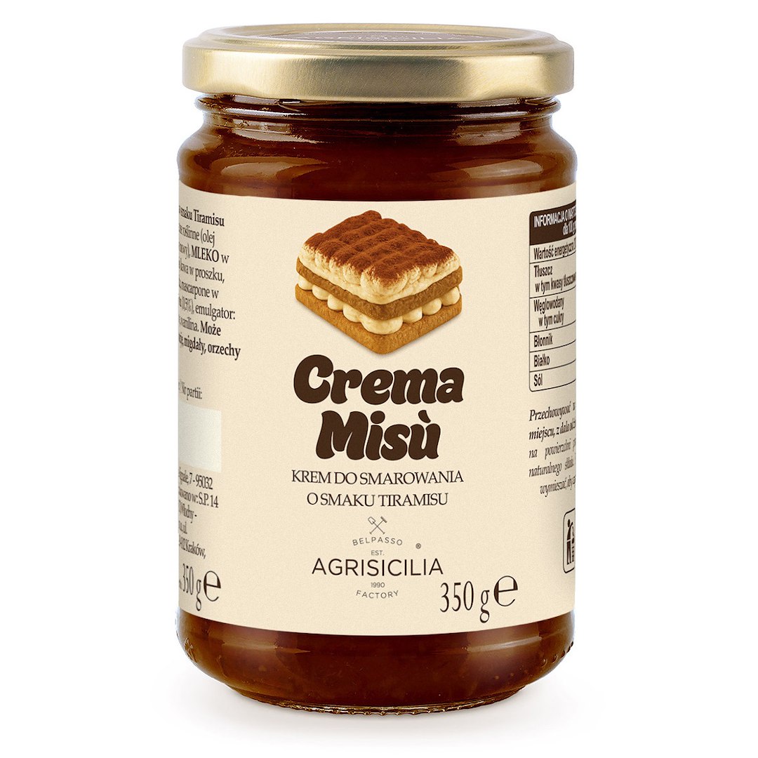 KREM O SMAKU TIRAMISU 350 g - AGRISICILIA