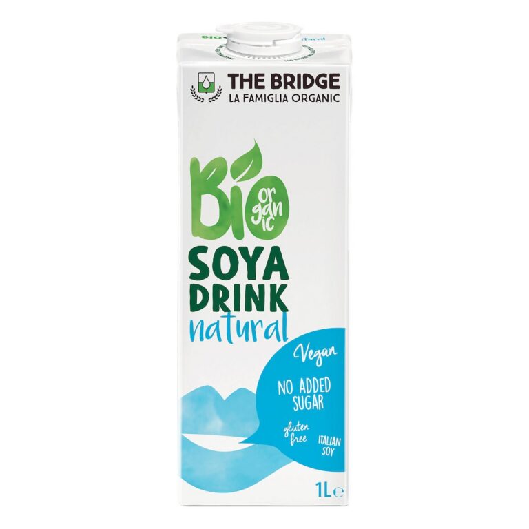 NAPÓJ SOJOWY BEZ DODATKU CUKRÓW BEZGLUTENOWY BIO 1 L - THE BRIDGE