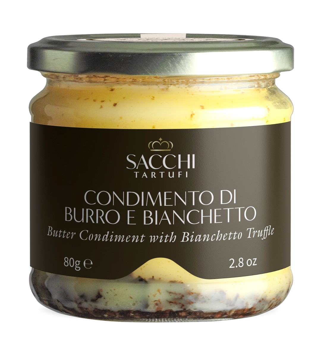 MASŁO KLAROWANE Z TRUFLĄ BIAŁĄ I SEREM GRANA PADANO 80 g - SACCHI TARTUFI