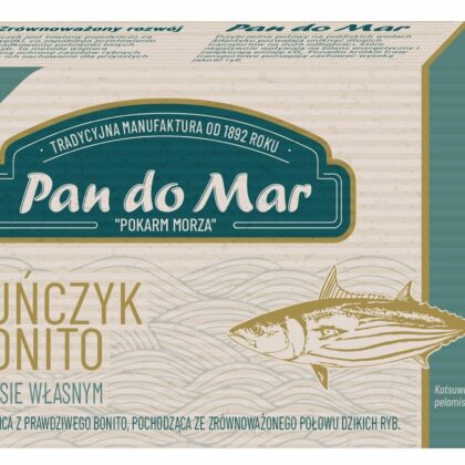 TUŃCZYK BONITO W SOSIE WŁASNYM 120 g (90 g) - PAN DO MAR