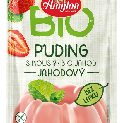 BUDYŃ TRUSKAWKOWY BEZGLUTENOWY BIO 40 g - AMYLON