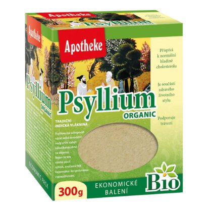 BŁONNIK (ŁUSKI BABKI JAJOWATEJ) BIO 300 g - APOTHEKE