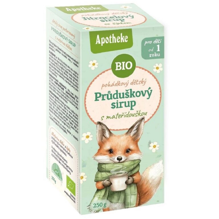 SYROP DLA DZIECI Z TYMIANKU I DZIKIEJ RÓŻY OD 1 ROKU BIO 250 g - APOTHEKE
