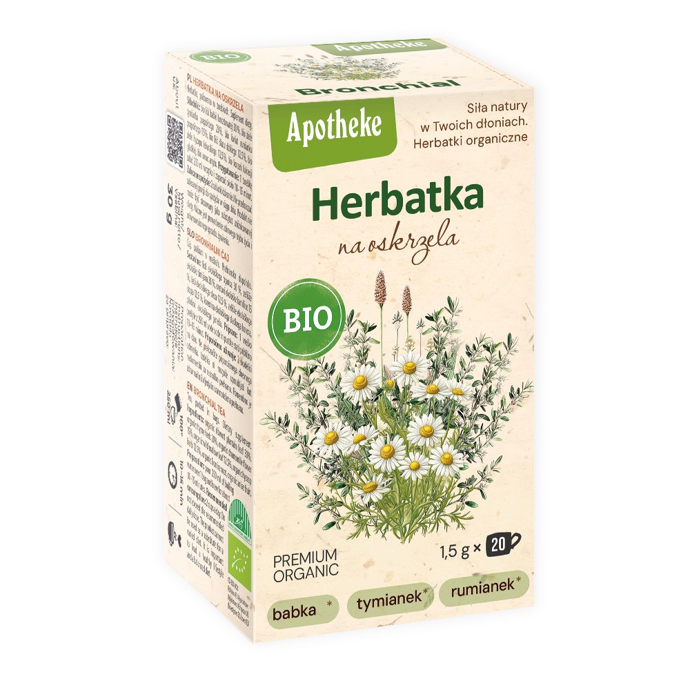 HERBATKA NA OSKRZELA Z TYMIANKIEM BIO (20 x 1,5 g) 30 g - APOTHEKE