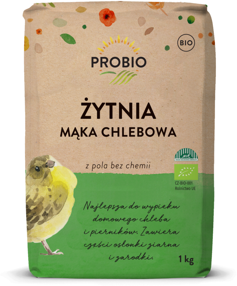 MĄKA ŻYTNIA CHLEBOWA TYP 720 BIO 1 kg - PROBIO