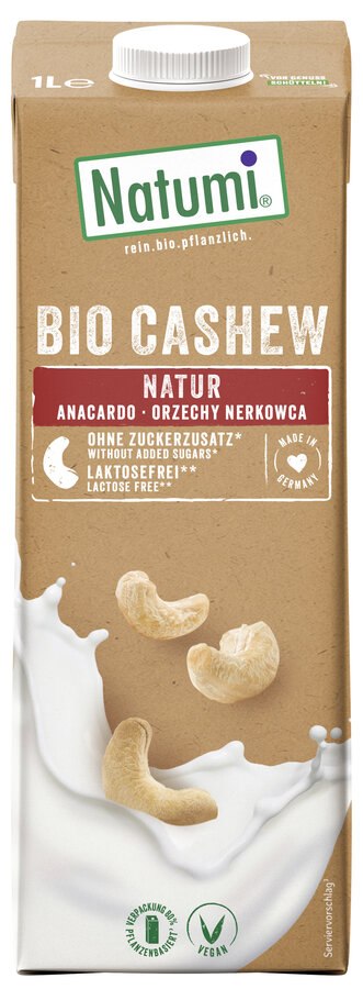 NAPÓJ Z ORZECHÓW NERKOWCA BEZ CUKRU BIO 1 L - NATUMI