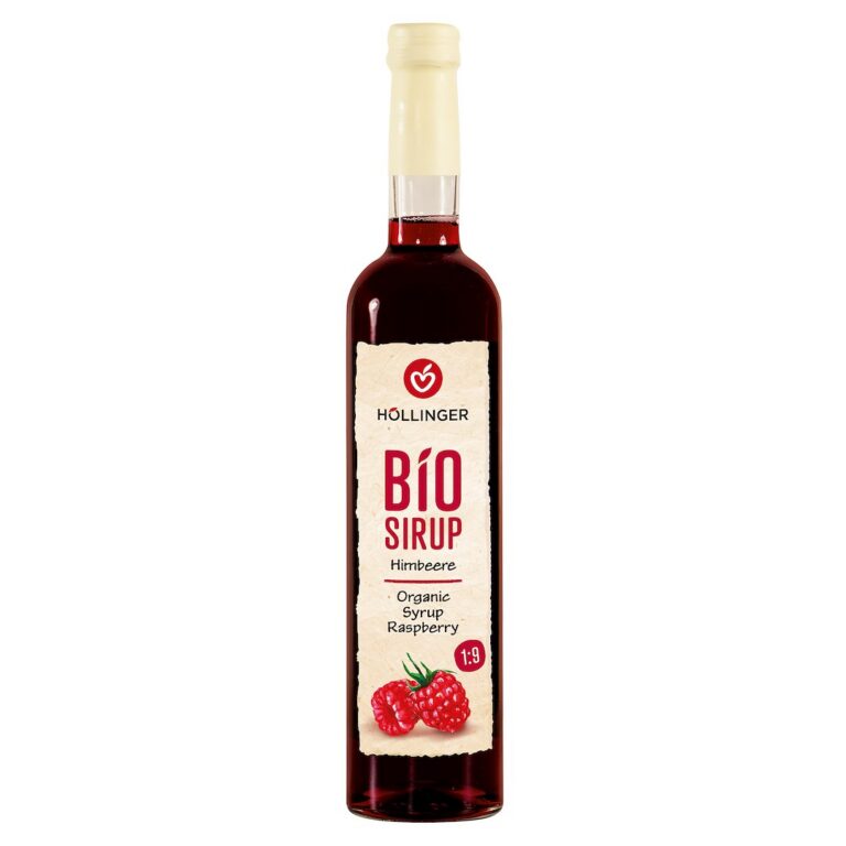 SYROP MALINOWY BIO 500 ml - HOLLINGER