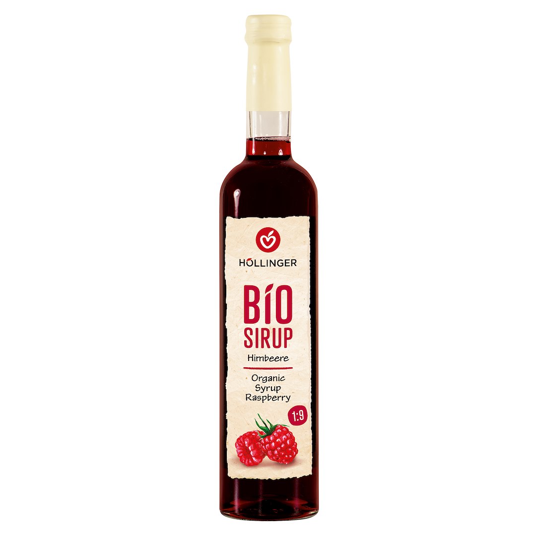SYROP MALINOWY BIO 500 ml - HOLLINGER
